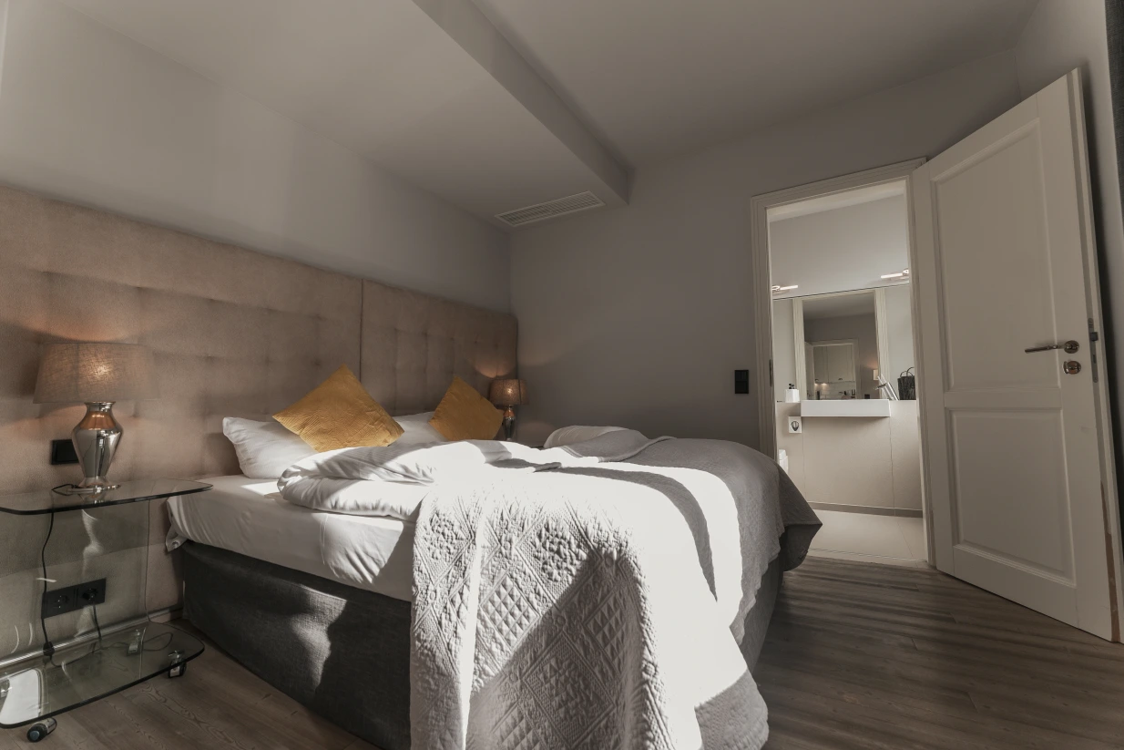 Aparment im BS Boutique Hotel in Heidelberg Neuenheim. Langzeitaufenthalt im Hotel in Heidelberg für Geschäftsreisende.